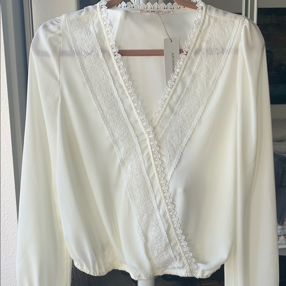 Tops - Mi ami sheer top.